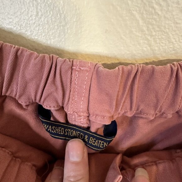 Washed Stoned & Beaten Vintage 1946 Light Pink Casual Short Size 2X Cotton - Picture 3 of 7